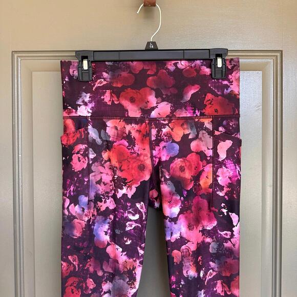 Athleta Salutation Stash Pocket II Printed Tight Leggings Medium - Picture 2 of 4